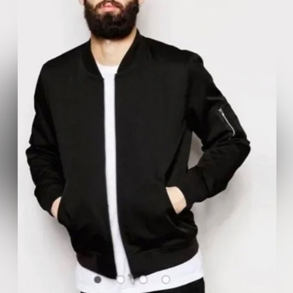Bernardo Mens Black Bomber Jacket Size S - Picture 8 of 8